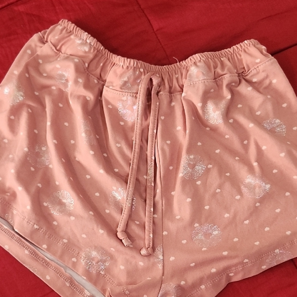 Women's Pink Sleep Shorts